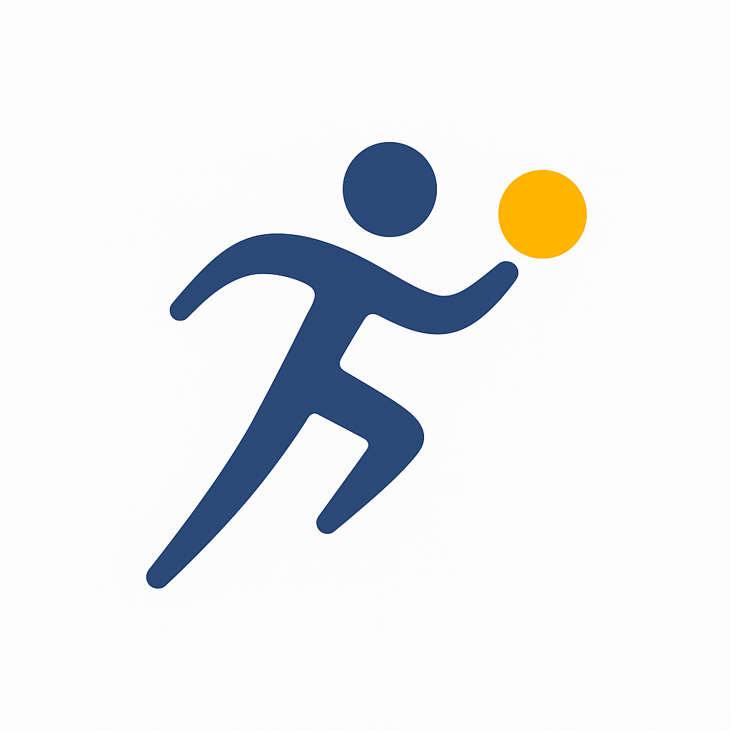 Icône représentant la kinésithérapie du sport à Bayeux – prise en charge des blessures et prévention chez les sportifs, cabinet de kinésithérapie Calvados (Normandie).